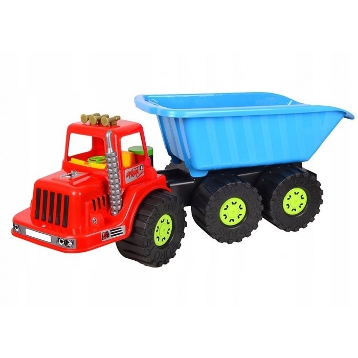 Camion pentru copii Marmat XXL, cabina rosie 