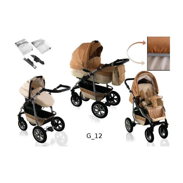 Carucior 3 in 1 Krasnal CityGo G12
