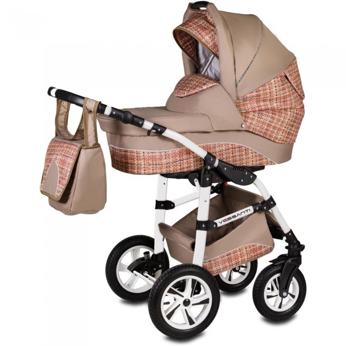 Carucior VESSANTI Flamingo Easy Drive 3 in 1- Beige