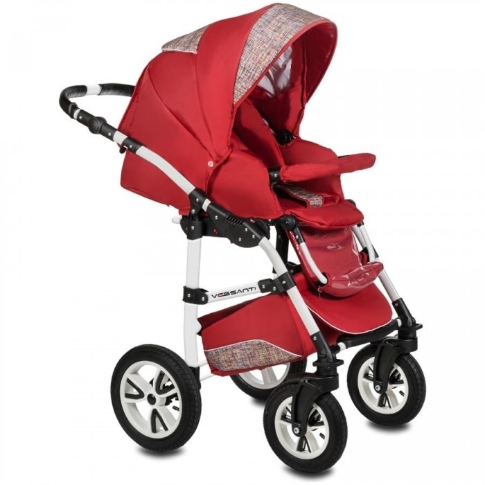 Carucior VESSANTI Flamingo Easy Drive 3 in 1 - Red