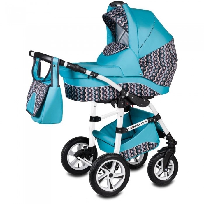 Carucior VESSANTI Flamingo Easy Drive 3 in 1 - Turquoise