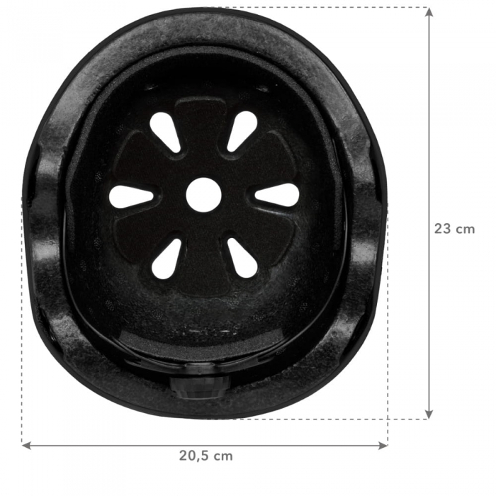 Casca de protectie pentru copii Kidwell ORIX - Negru
