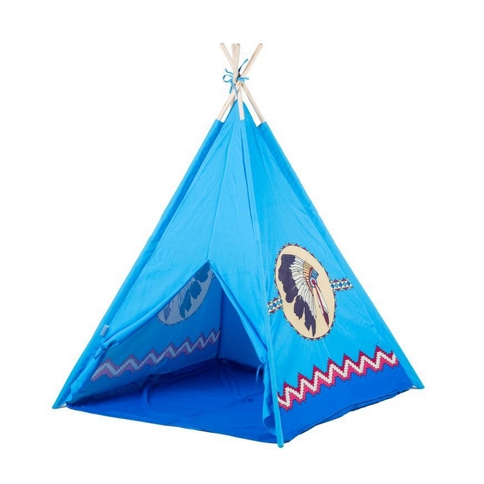 Cort de indieni 8172 Ecotoys - Albastru