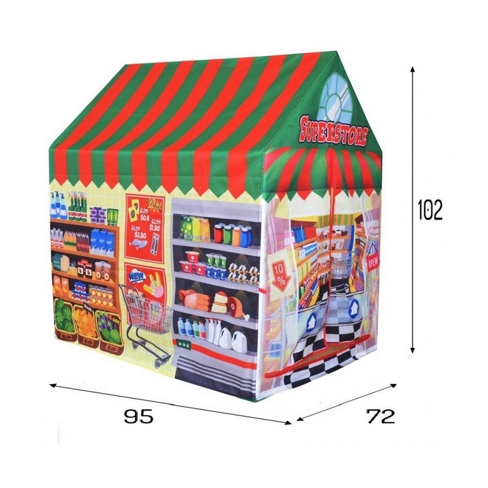 Cort de joaca Ecotoys Supermarket 8167