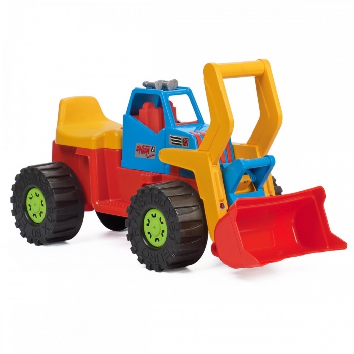 Excavator pentru copii Marmat, cabina albastra