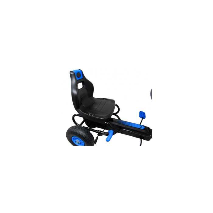 Kart cu pedale Gokart, 4-10 ani, roti gonflabile, G8 R-Sport - Albastru