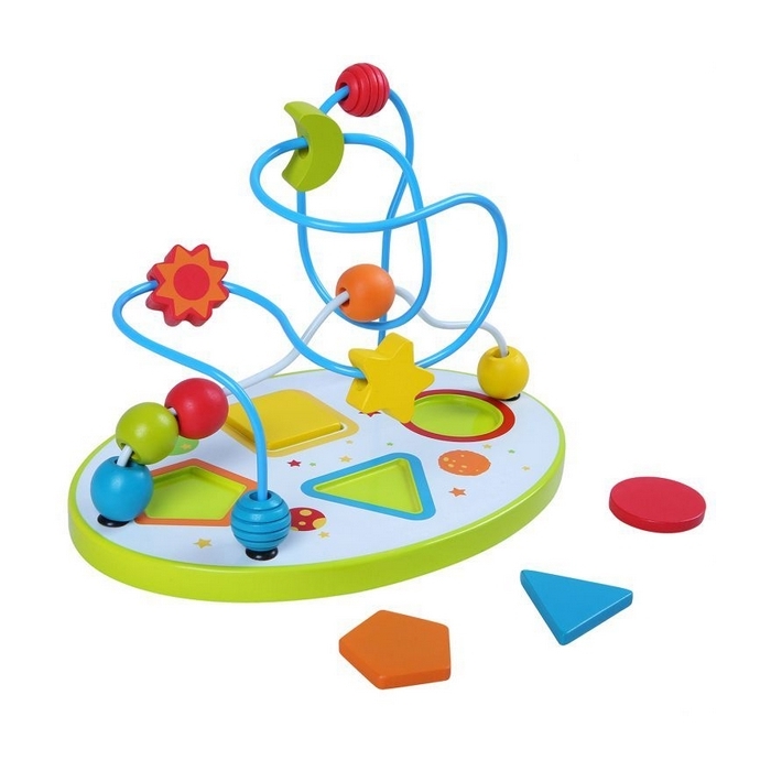 Labirint cu sortare de cuburi 1024 Ecotoys
