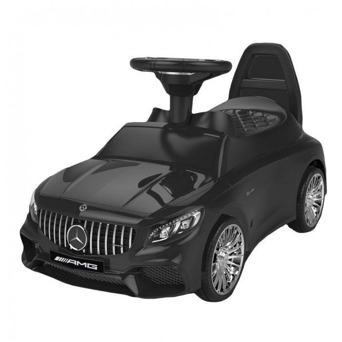 Masinuta de impins cu LED si sunete Mercedes S65 AMG - Negru