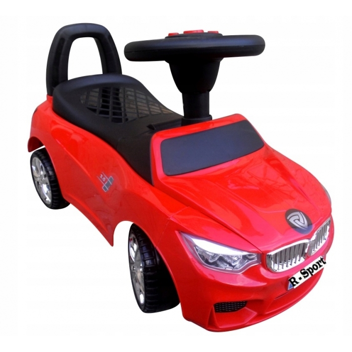 Masinuta de impins cu lumini si claxon J6 R-Sport - Rosu