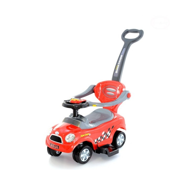 Masinuta de impins EURObaby 321 Mini Cooper - Rosu