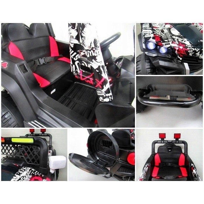 Masinuta electrica cu telecomanda 4 X 4 Buggy X7 R-Sport - Alb