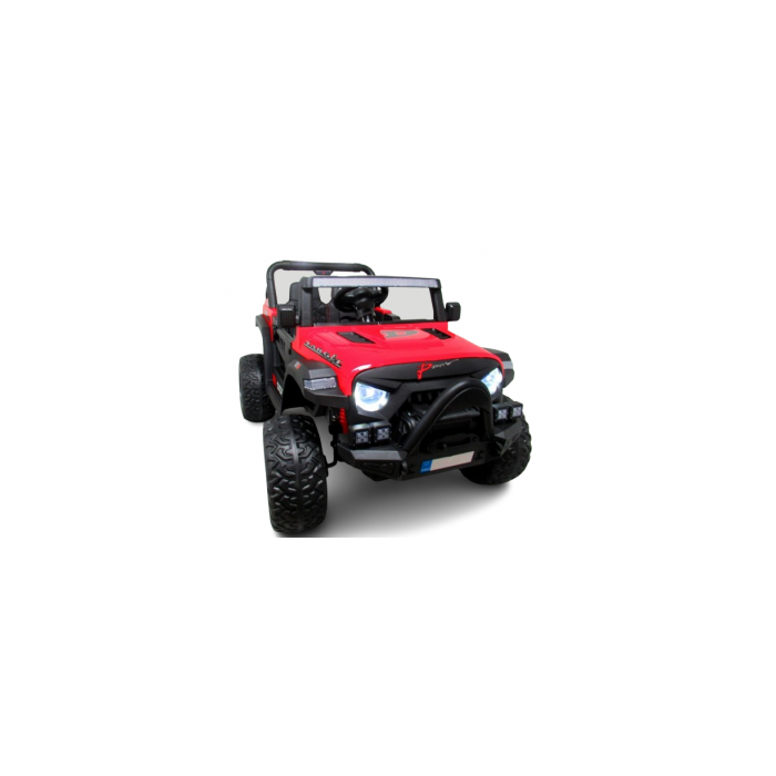 Masinuta electrica cu telecomanda Auto X16, 110x70x68 cm, varsta 1-5 ani, roti EVA, scaun din piele ECO, putere 90W, R-Sport - Rosu