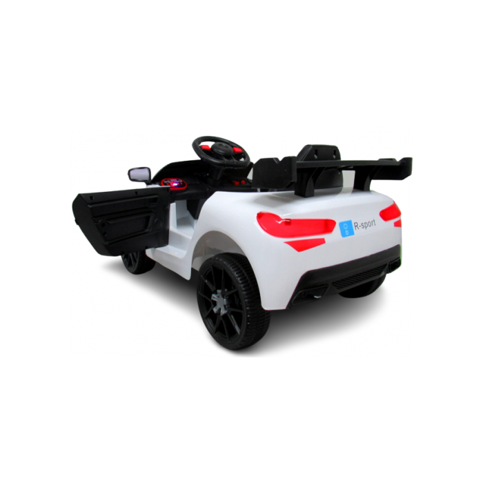 Masinuta electrica cu telecomanda si functie de balansare Cabrio A1 R-Sport - Alb (varsta 1-4 ani)