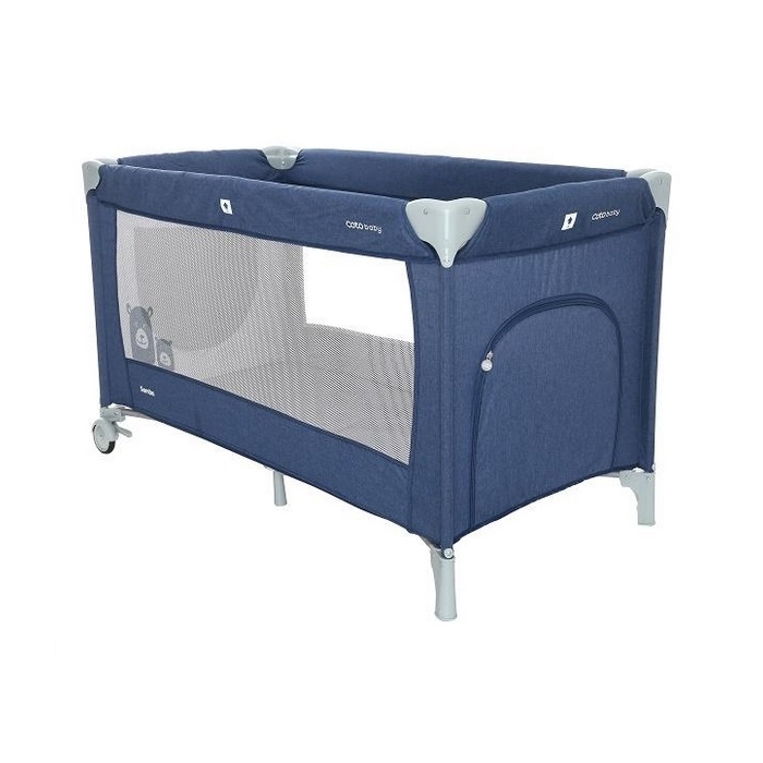 Patut pliabil cu un nivel Coto Baby Samba Jeans