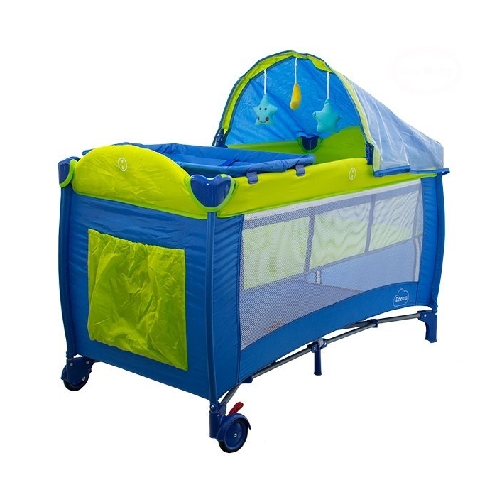 Patut pliabil EURObaby Dream - Albastru
