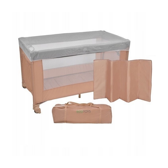 Patut pliabil P9001 Ecotoys - Bej
