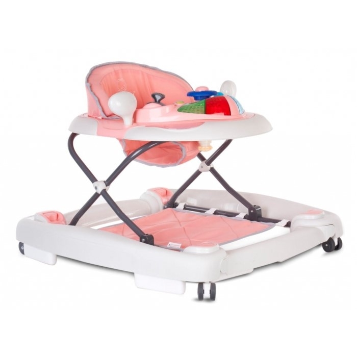 Premergator Sun Baby 022 cu functie de balansoar - Pink Grey