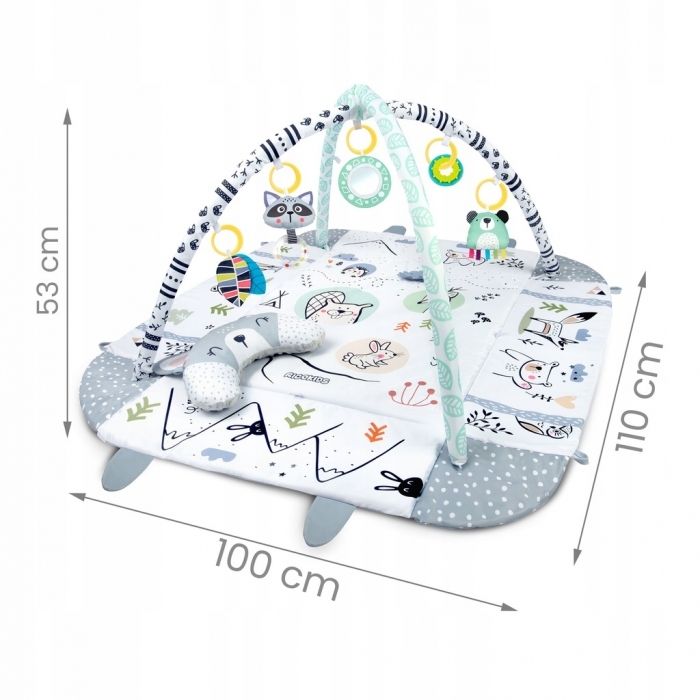 Salteluta de joaca pentru copii 110 x 100 cm Ricokids Krolik 7350 
