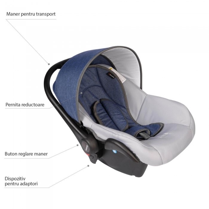 Scaun auto 0-10 kg VESSANTI Crooner Prestige - Blue