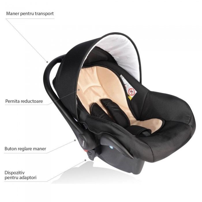 Scaun auto 0-10 kg VESSANTI Crooner Prestige - Cream