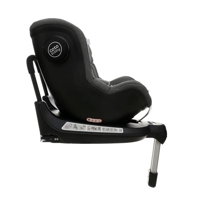 Scaun auto Coto Baby Solario Melange Grey 360 grade ISOFIX 0-18 Kg
