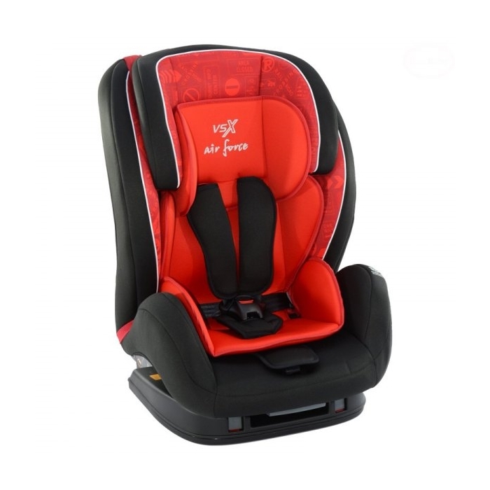 Scaun auto EURObaby VSX ISOFIX - 9-36 KG - Rosu