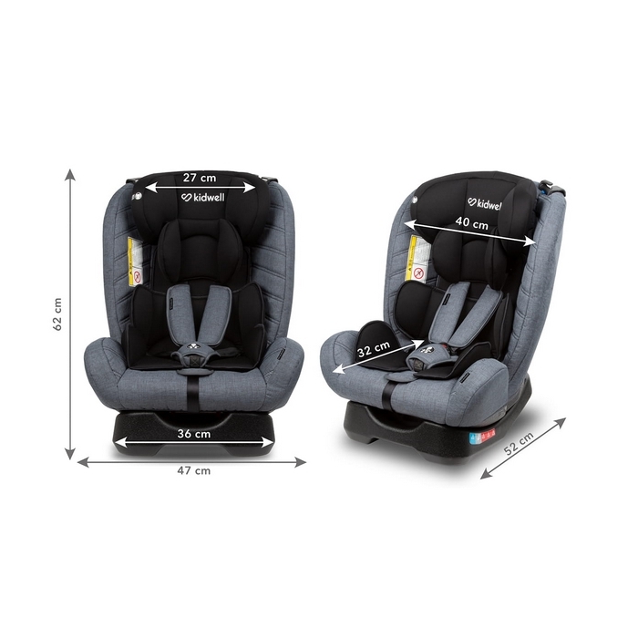 Scaun auto Kidwell Maver 0-36 Kg Gray