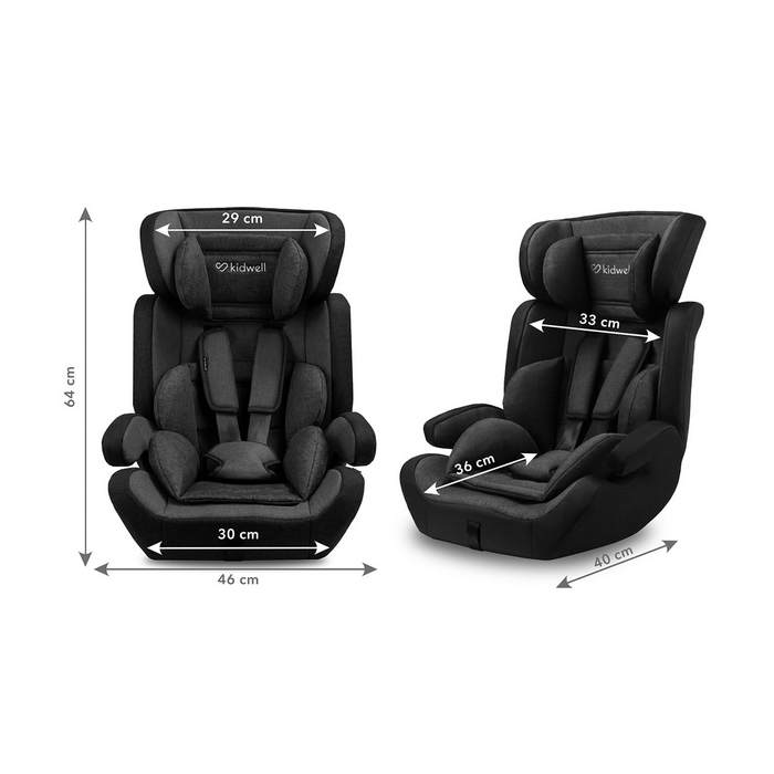 Scaun auto Kidwell Mavi Black 9-36 Kg