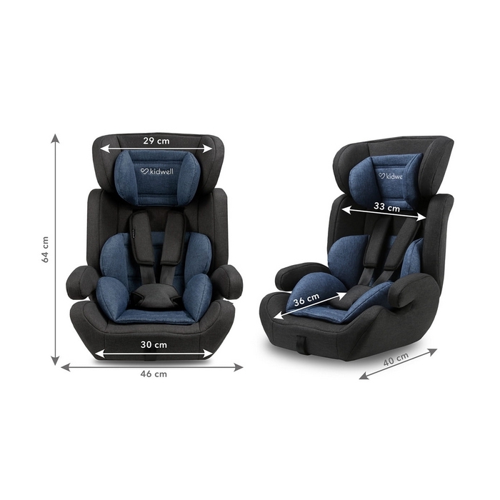 Scaun auto Kidwell Mavi Blue 9-36 Kg