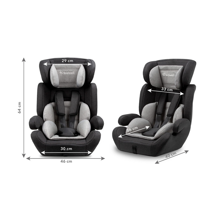 Scaun auto Kidwell Mavi Grey 9-36 Kg