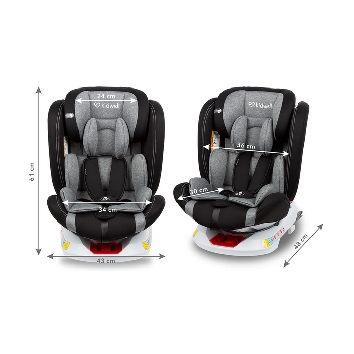 Scaun auto Kidwell Orbit 0-36 Kg Black 01