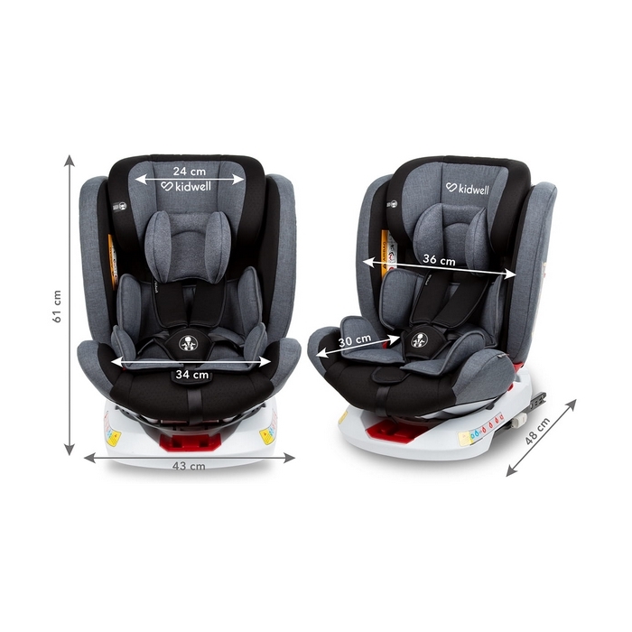 Scaun auto Kidwell Orbit 0-36 Kg Black 02