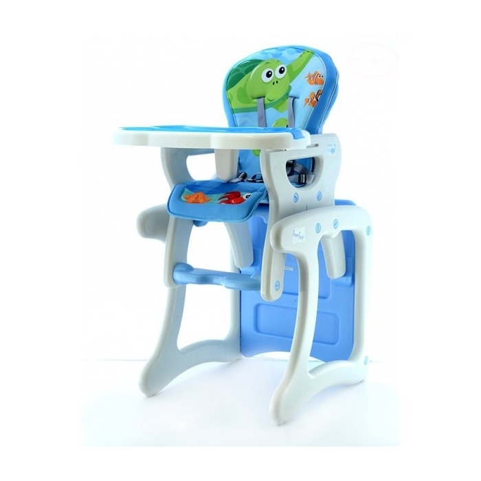 Scaun de masa multifunctional EURObaby HB-GY02 - Albastru