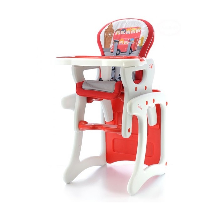 Scaun de masa multifunctional EURObaby HB-GYO1 - Rosu