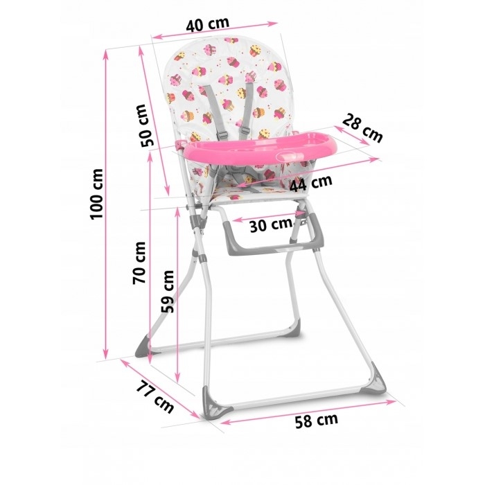 Scaun de masa Ricokids Fando - Briose