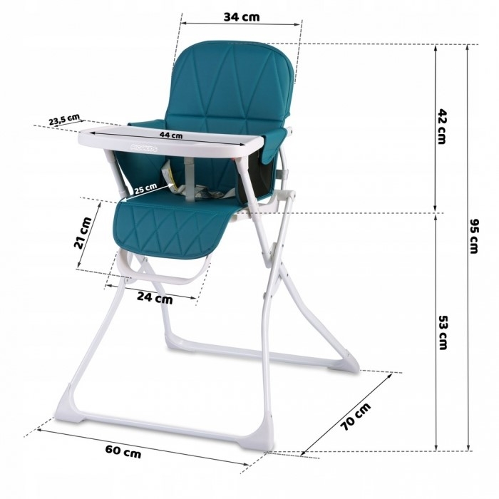 Scaun de masa Ricokids Nuco - Albastru