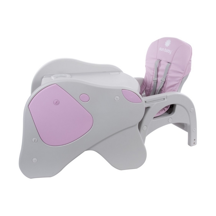 Scaun de masa Sun Baby 2 in 1 011 Catel - Pink