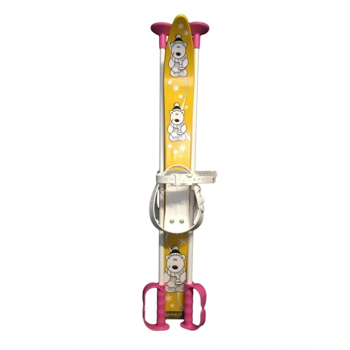 Schiuri copii Marmat 70 cm - Galben