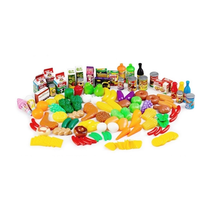 Set alimente fructe si legume Ecotoys 120 buc
