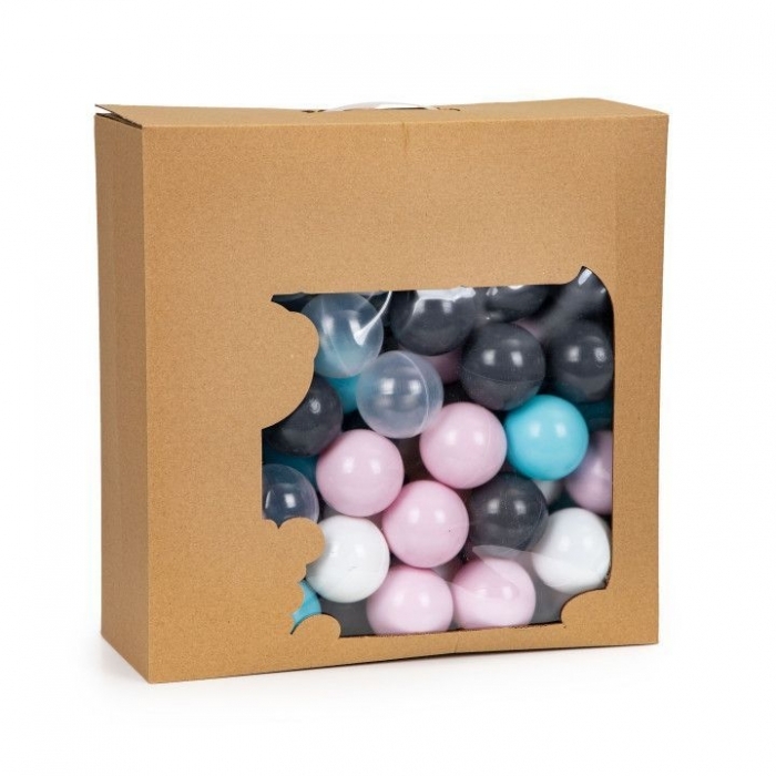 Set de 100 bile din plastic Ecotoys B100NEW