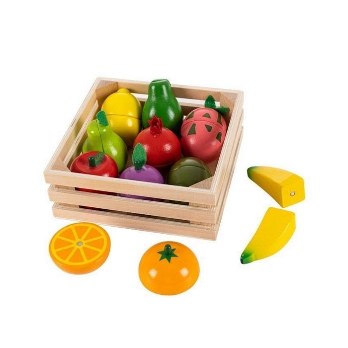 Set de fructe cu magnet Ecotoys