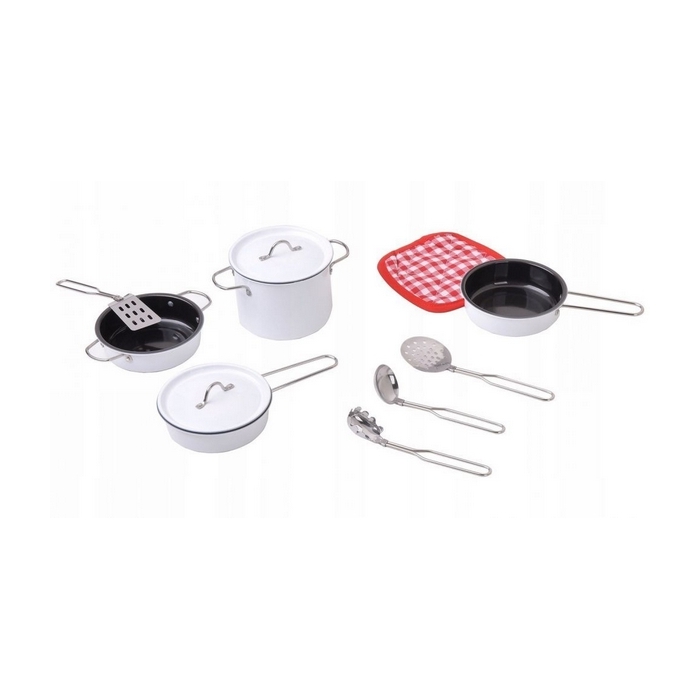 Set Unelte bucatarie Ecotoys - Alb
