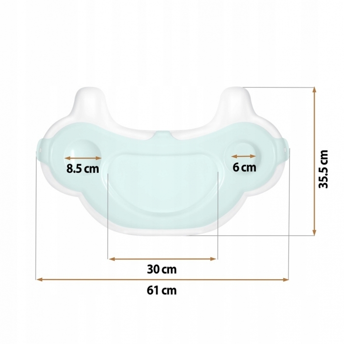 Tava pentru scaunul de masa Sinco Ricokids 700322 - Turcoaz