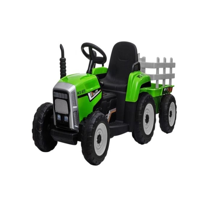 Tractor electric pe baterie si muzica C1 R-Sport - Verde
