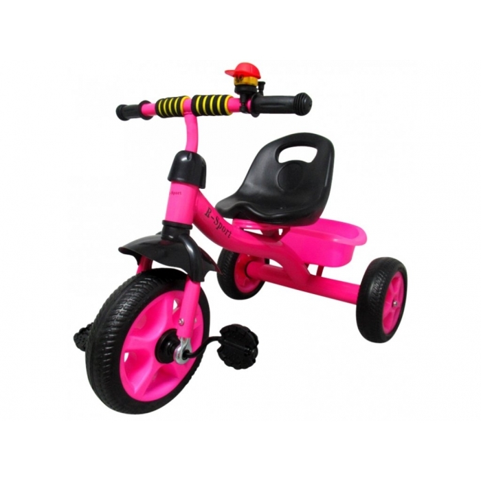 Tricicleta cu pedale R-Sport T1 - Roz