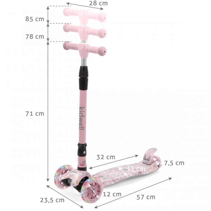 Trotineta Kidwell VENTO - Unicorn