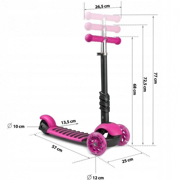 Trotineta Ricokids Buggy - Roz